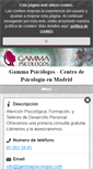 Mobile Screenshot of gammapsicologos.com